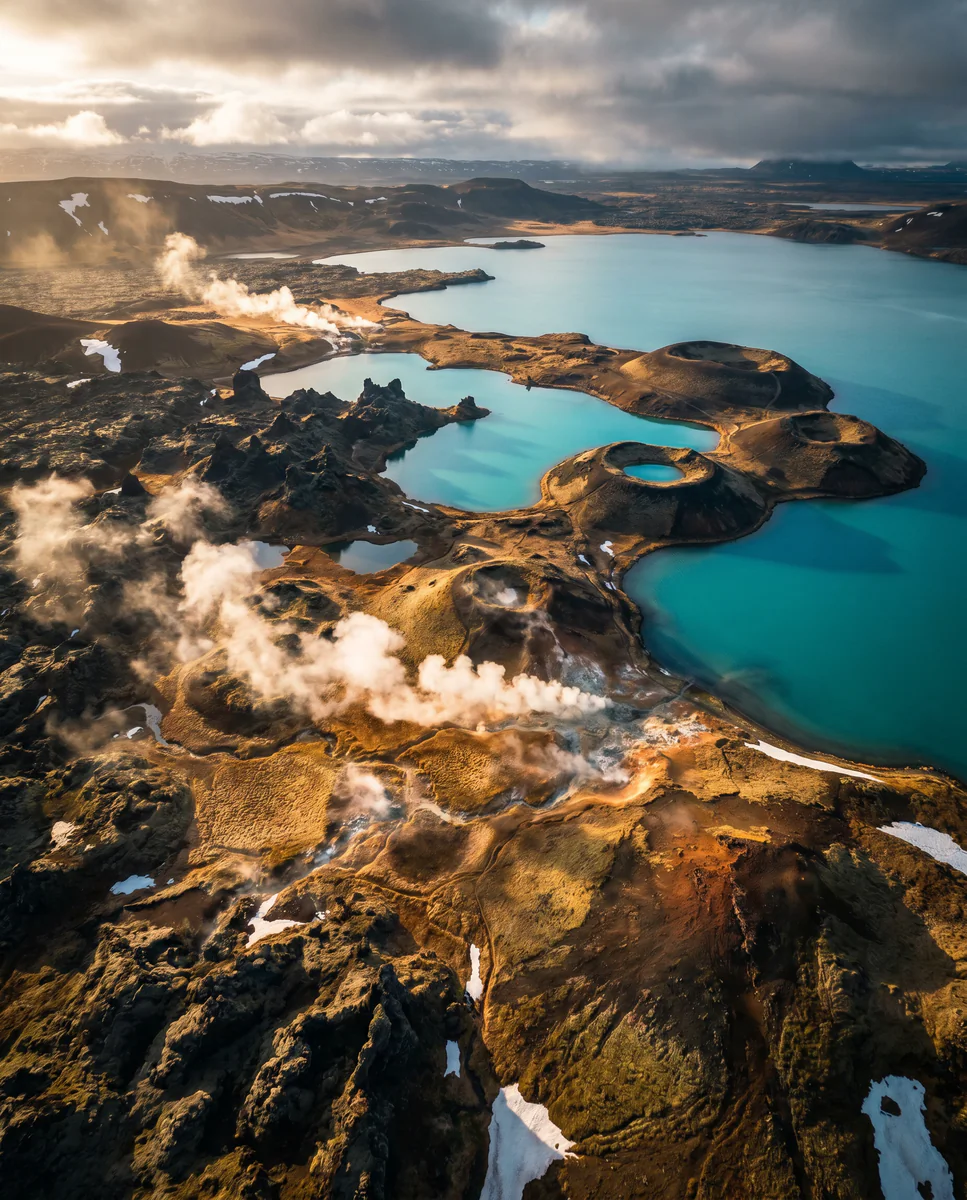 Lake in winter